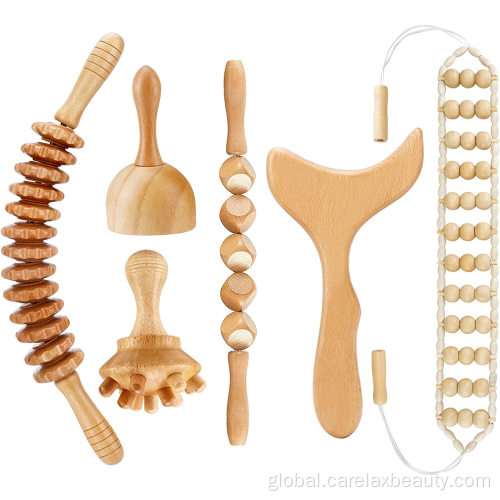 Wood Therapy Tools for Body Shaping Wood Therapy Massage Tools Cellulite Pain Trigger Point Manufactory